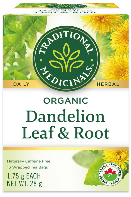 Tisane biologique à la feuille et à la racine de pissenlit