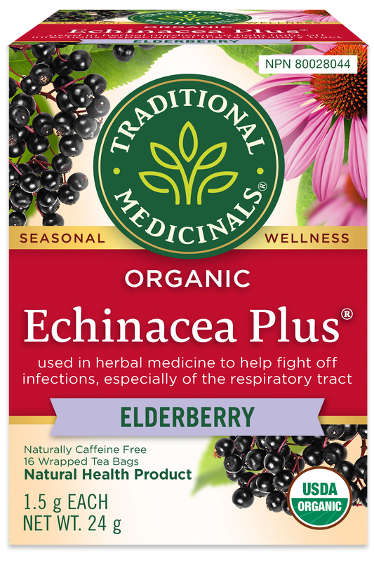 Tisane biologique Echinacea Plus® aux baies de sureau