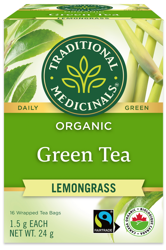 Thé vert biologique à la citronnelle