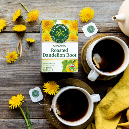 Tisane biologique à la racine de pissenlit torréfiée