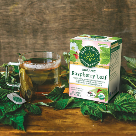 Tisane biologique à la feuille de framboisier