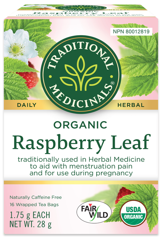 Tisane biologique à la feuille de framboisier