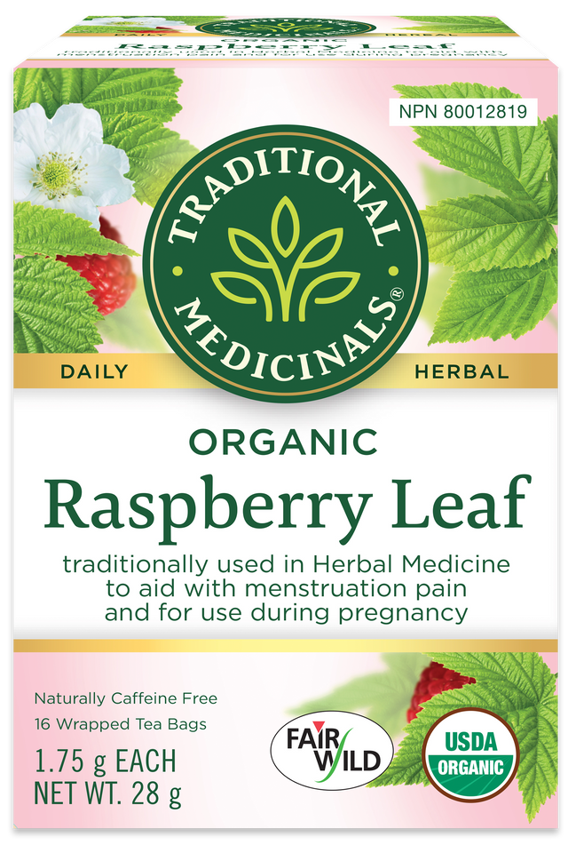 Tisane biologique à la feuille de framboisier