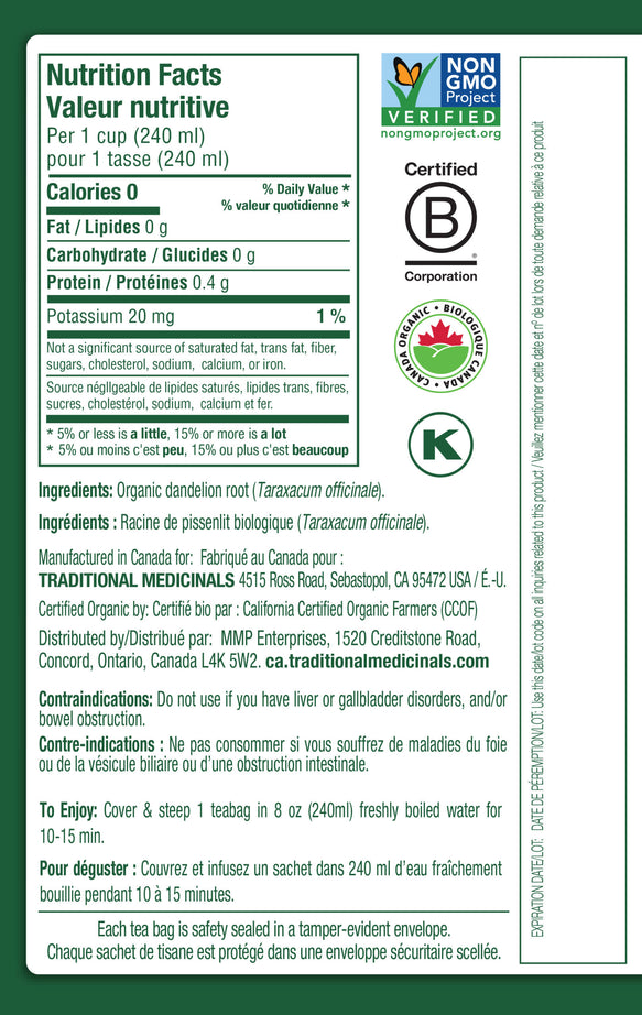 Tisane biologique à la racine de pissenlit torréfiée View 2