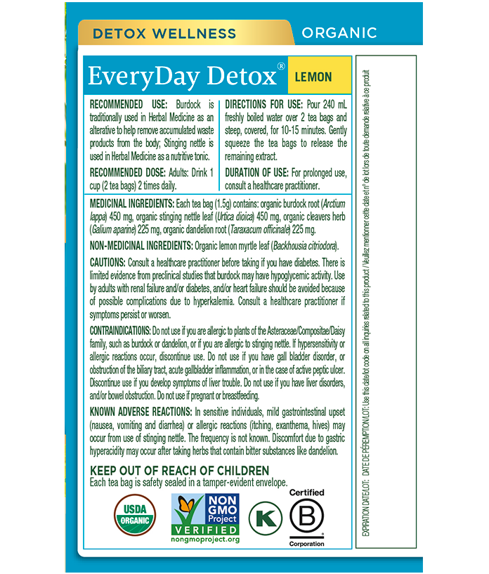 Tisane biologique EveryDay Detox® au citron View 2