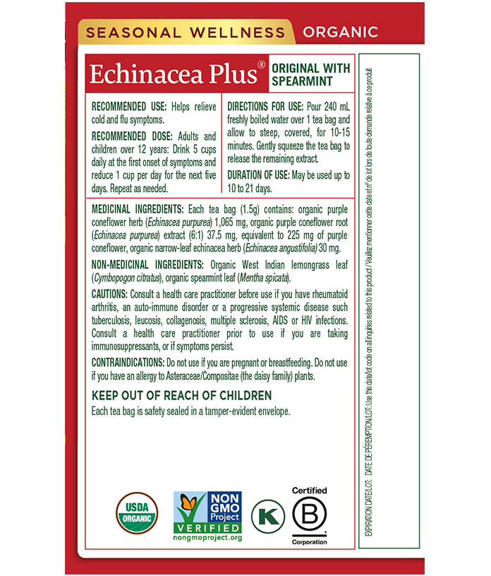 Tisane biologique Echinacea Plus® View 2