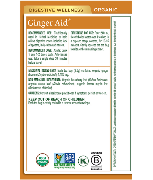 Organic Ginger Aid® Tea