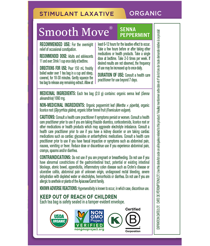 Tisane biologique Smooth Move® à la menthe poivrée View 2