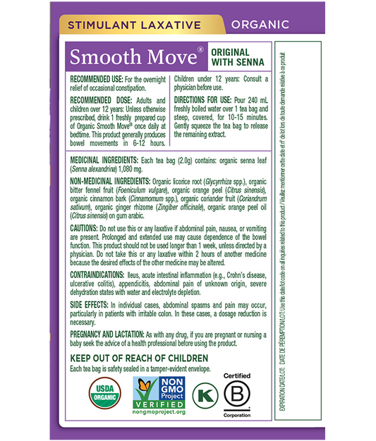 Tisane biologique Smooth Move®
