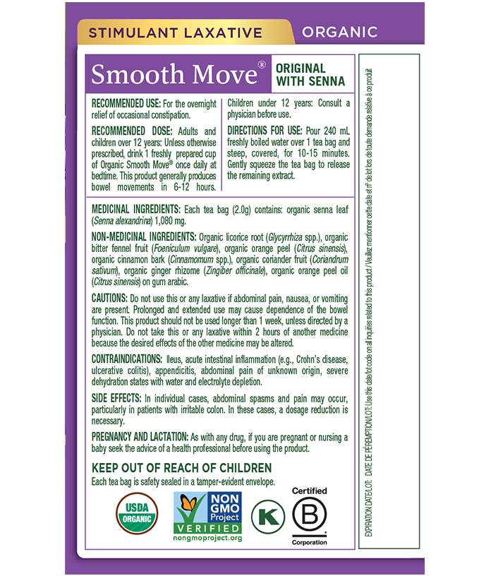 Tisane biologique Smooth Move® View 2